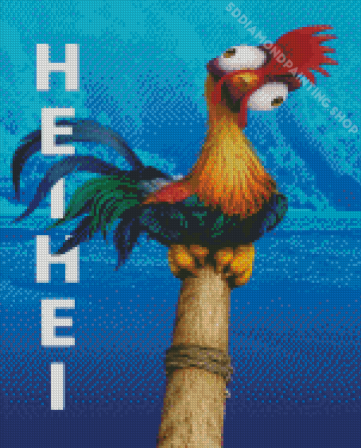 Hei Hei Moana Animation Diamond Paintings