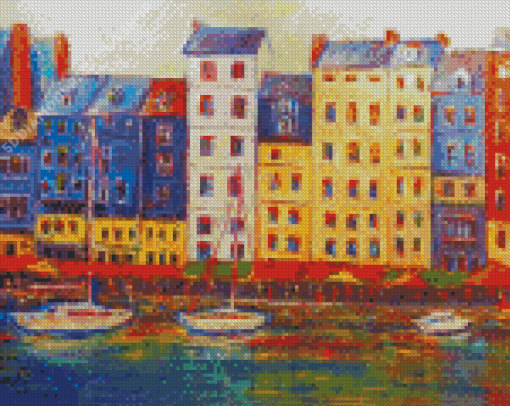 Honfleur France Art Diamond Paintings