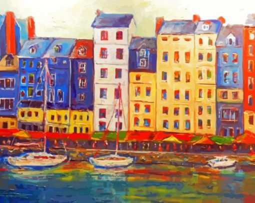 Honfleur France Art Diamond Paintings