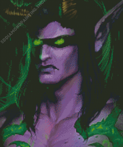 Illidan Stormrage Art Diamond Paintings