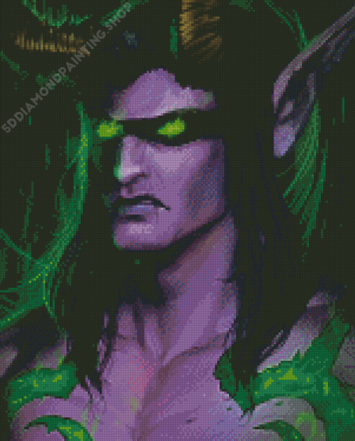 Illidan Stormrage Art Diamond Paintings