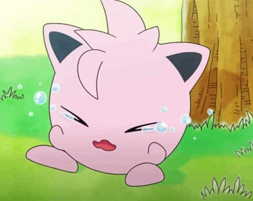 Jigglypuff Crying Diamond Paintings