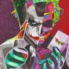 Joker Skull Abstract Diamond Paintings