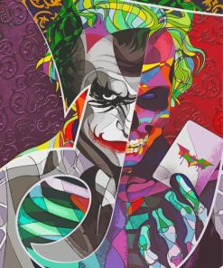 Joker Skull Abstract Diamond Paintings