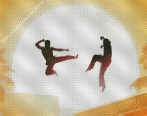 Karate Kid Movie Poster Diamond Paintings