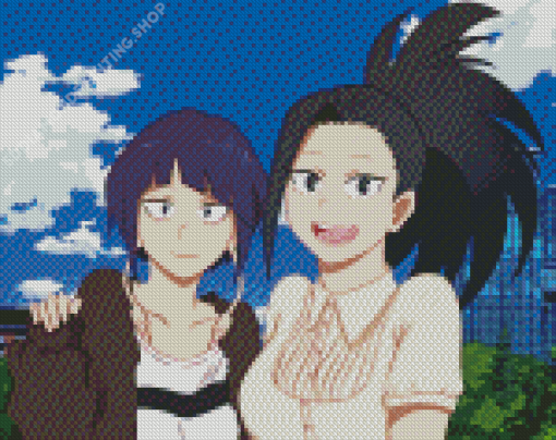 Kyouka Jirou And Momo Diamond Paintings