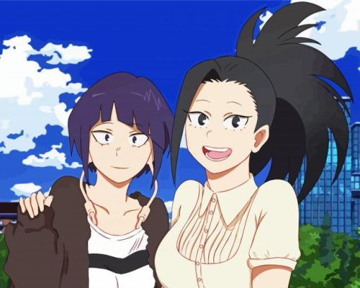 Kyouka Jirou And Momo Diamond Paintings