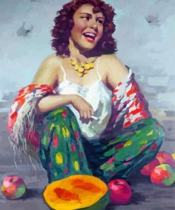 Laughing Lady Diamond Paintings