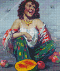 Laughing Lady Diamond Paintings