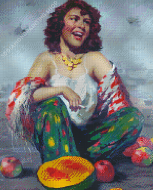 Laughing Lady Diamond Paintings