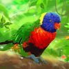 Lory Bird Art Diamond Paintings