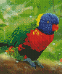 Lory Bird Art Diamond Paintings