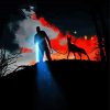 Man And Dog Silhouette Diamond Paintings