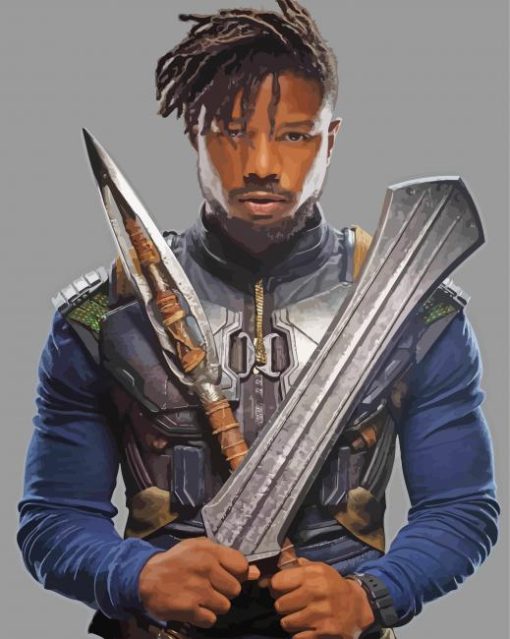 Marvel Killmonger Diamond Paintings