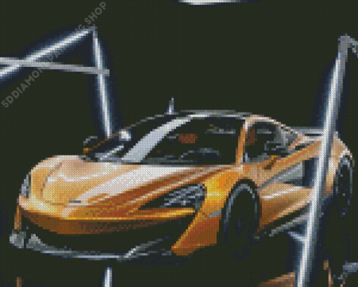 McLaren Skyline Car Diamond Paintings