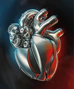 Mechanical Heart Diamond Paintings