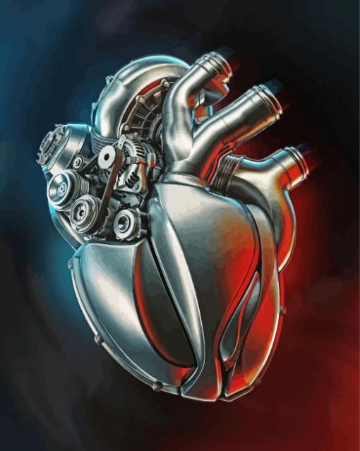 Mechanical Heart Diamond Paintings