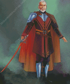 Medieval Star Wars Count Dooku Diamond Paintings