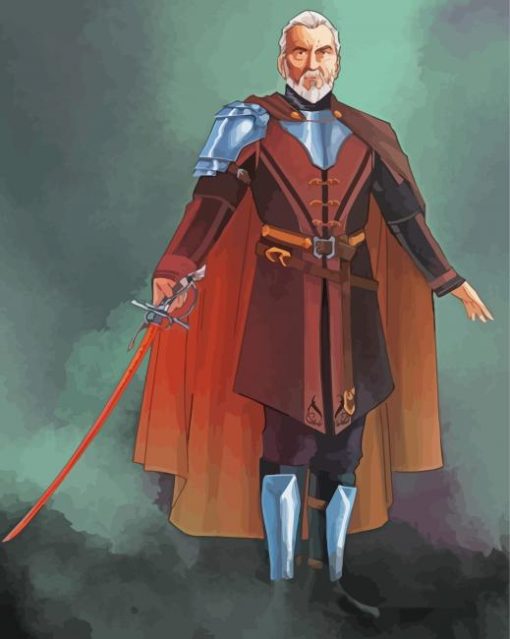 Medieval Star Wars Count Dooku Diamond Paintings