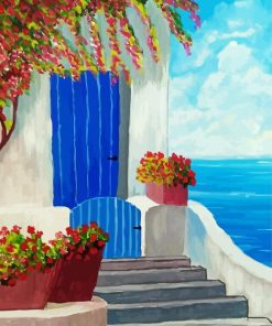 Mediterranean Seascape Art Diamond Paintings