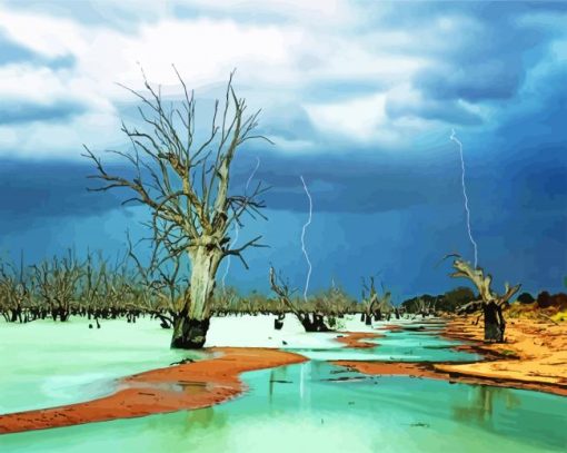 Menindee Lake Diamond Paintings