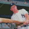 Mickey Mantle Baseballer Diamond Paintings