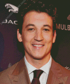 Miles Teller Smiling Diamond Paintings