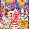 Minnie Mouse Birthday Celebration Diamond Paintings