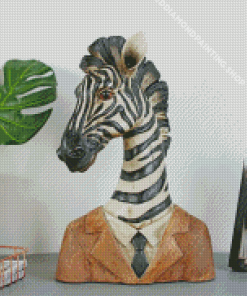 Mr Zebra Decoration Diamond Paintings