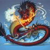 Mulan And Mushu Dragon Diamond Paintings