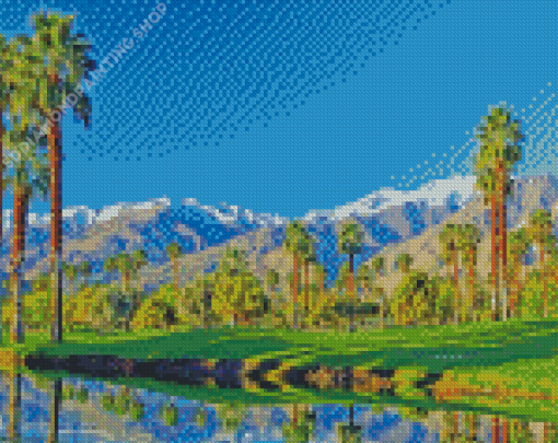 Palm Desert California Landscape Diamond Paintings