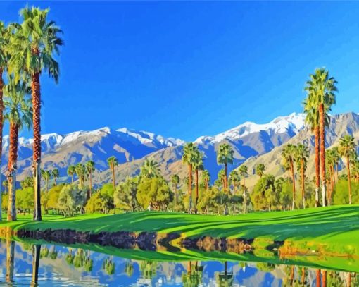 Palm Desert California Landscape Diamond Paintings