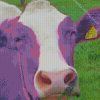 Purple Cow Diamond Paintings