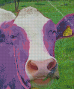 Purple Cow Diamond Paintings