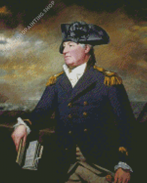 Rear Admiral Charles Inglis By Henry Raeburn Diamond Paintings