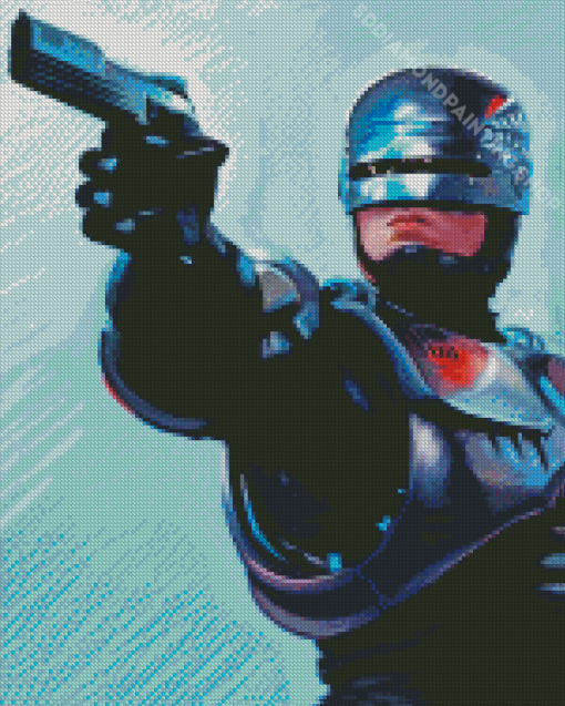 Robocop Gun Diamond Paintings