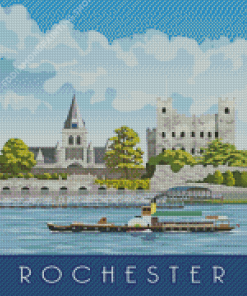 Rochester Castle Poster Diamond Paintings