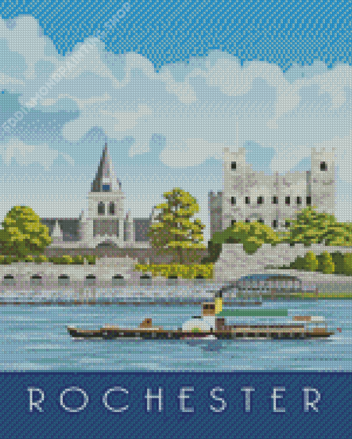 Rochester Castle Poster Diamond Paintings