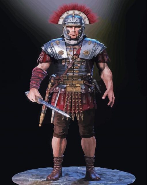 Roman Centurion Warrior Diamond Paintings