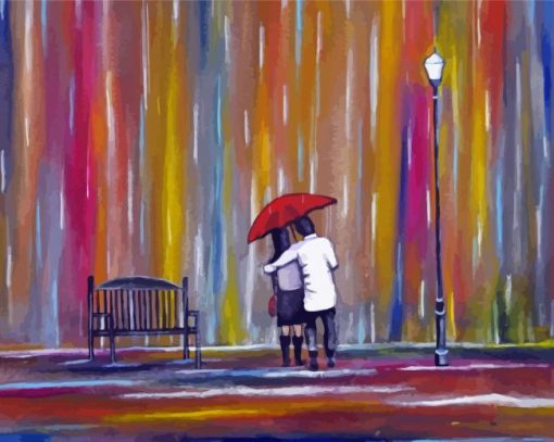 Romance Rain Art Diamond Paintings