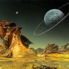 Science Fiction Planet Landscape Diamond Paintings