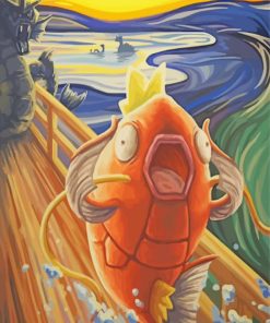 Screaming Magikarp Diamond Paintings