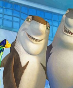 Shark Tale Cartoon Diamond Paintings