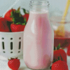 Strawberry Milk Diamond Paintings