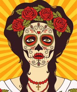 Sugar Skull Girl Diamond Paintings