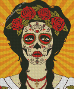 Sugar Skull Girl Diamond Paintings