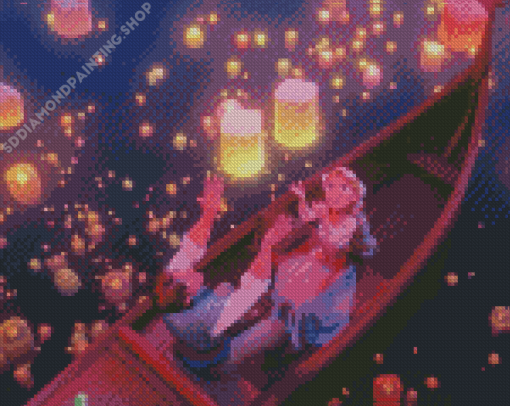 Tangled Lanterns Diamond Paintings