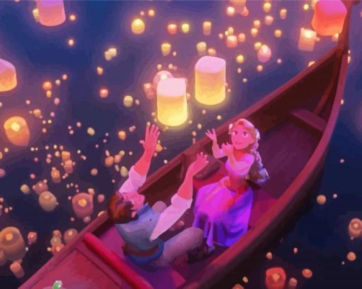 Tangled Lanterns Diamond Paintings