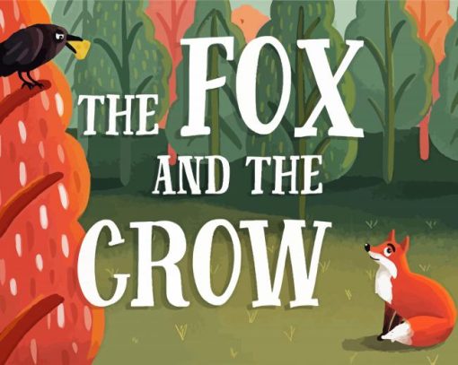 The Fox And The Crow Poster Diamond Paintings