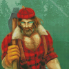 The Lumberjack Man Diamond Paintings